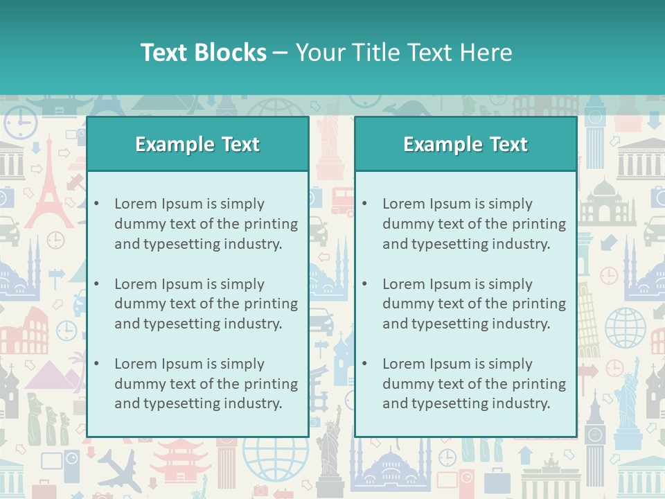 Card Heritage Abstract PowerPoint Template