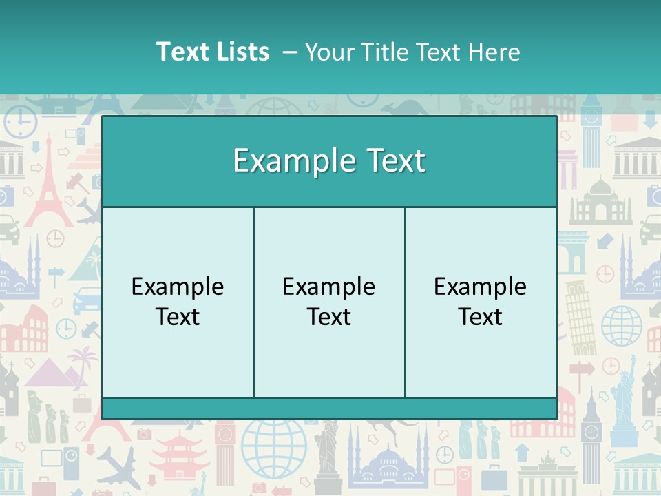 Card Heritage Abstract PowerPoint Template