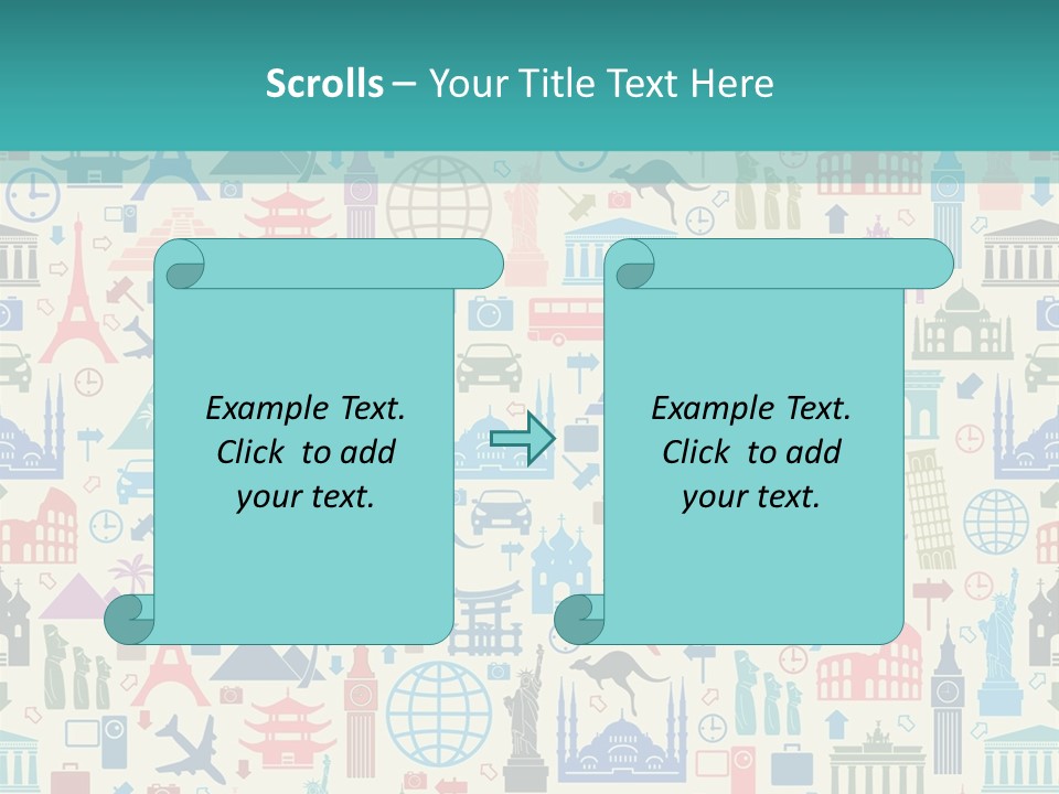 Card Heritage Abstract PowerPoint Template