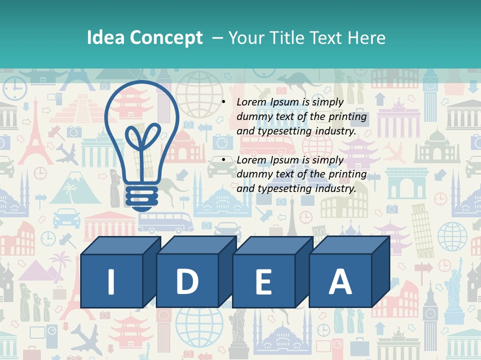 Card Heritage Abstract PowerPoint Template