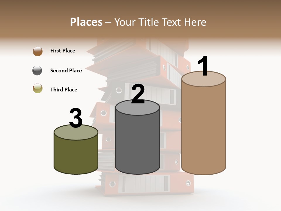 Report Organize Stationary PowerPoint Template