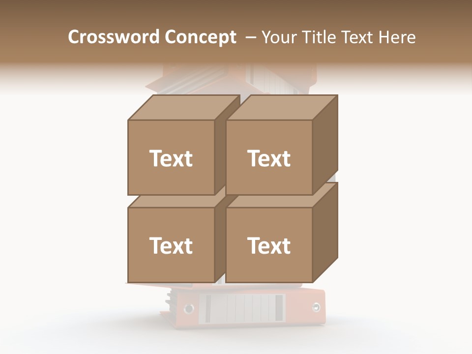 Report Organize Stationary PowerPoint Template