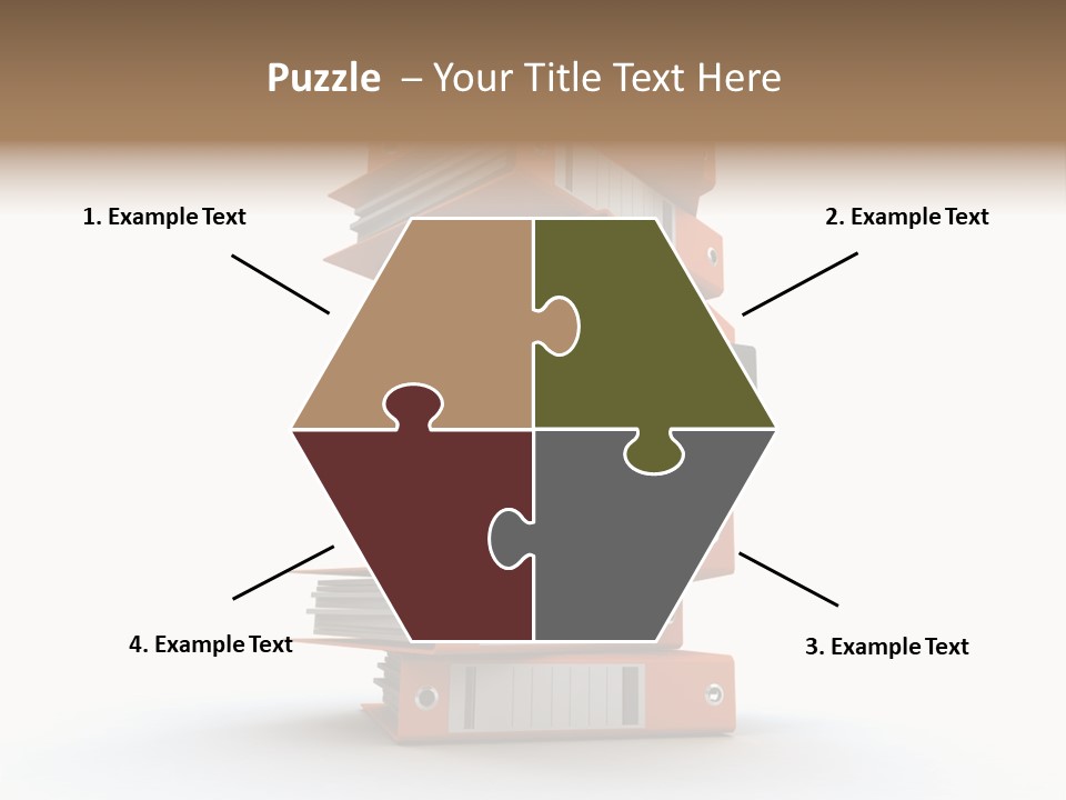 Report Organize Stationary PowerPoint Template