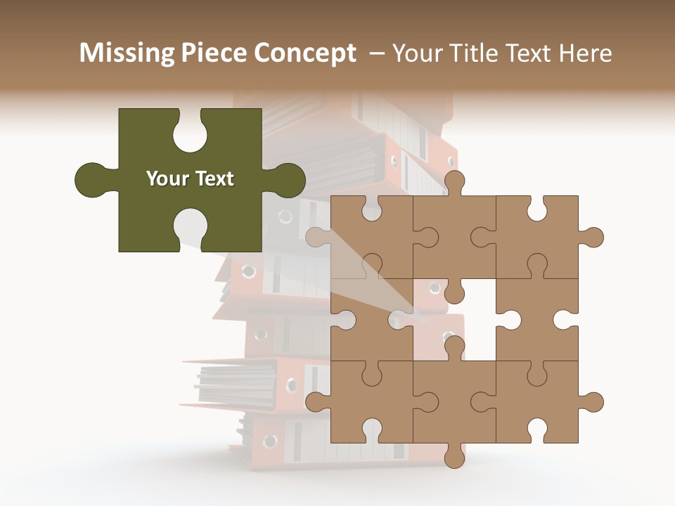 Report Organize Stationary PowerPoint Template