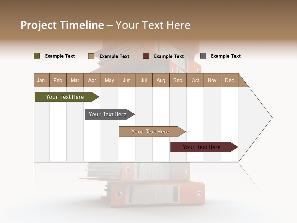Report Organize Stationary PowerPoint Template