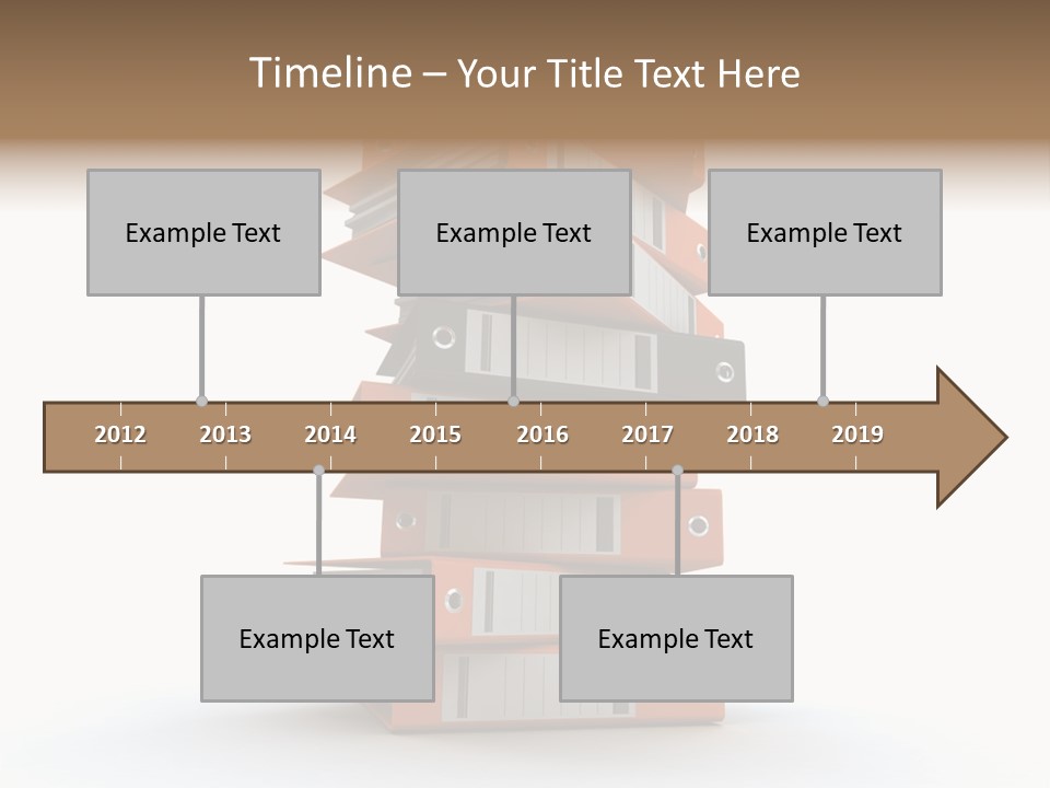 Report Organize Stationary PowerPoint Template