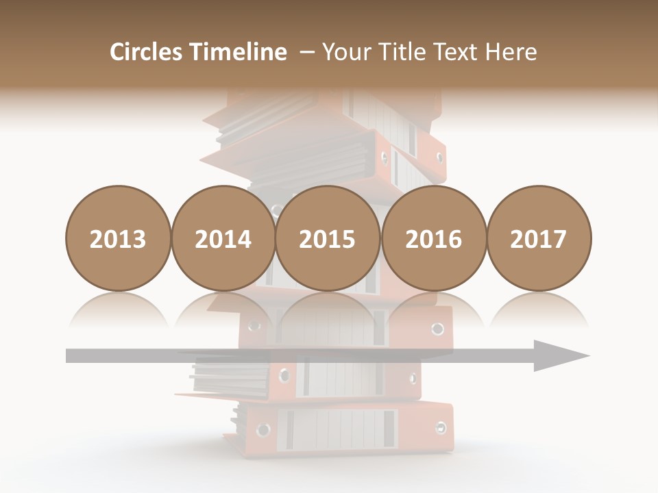 Report Organize Stationary PowerPoint Template