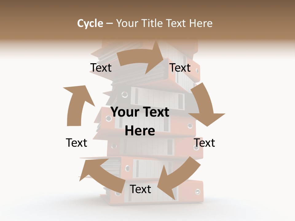 Report Organize Stationary PowerPoint Template