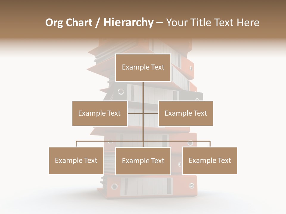 Report Organize Stationary PowerPoint Template