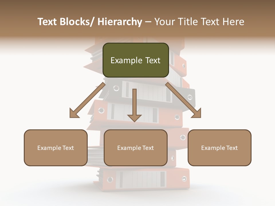 Report Organize Stationary PowerPoint Template