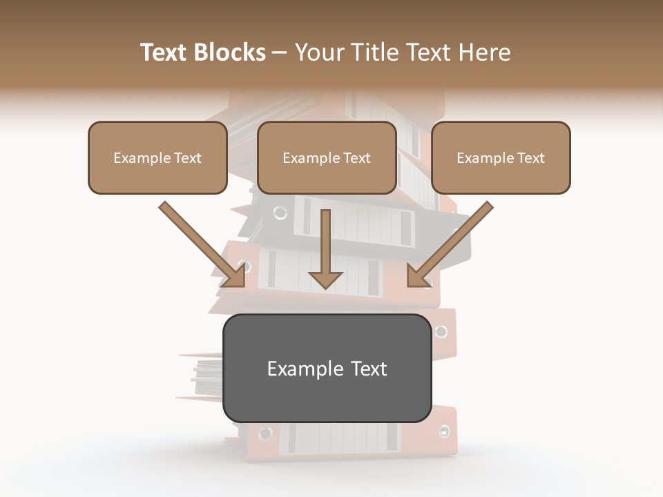 Report Organize Stationary PowerPoint Template