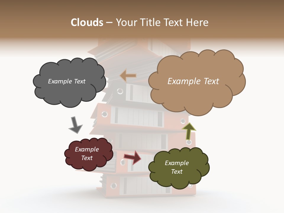 Report Organize Stationary PowerPoint Template