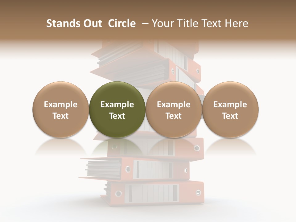 Report Organize Stationary PowerPoint Template