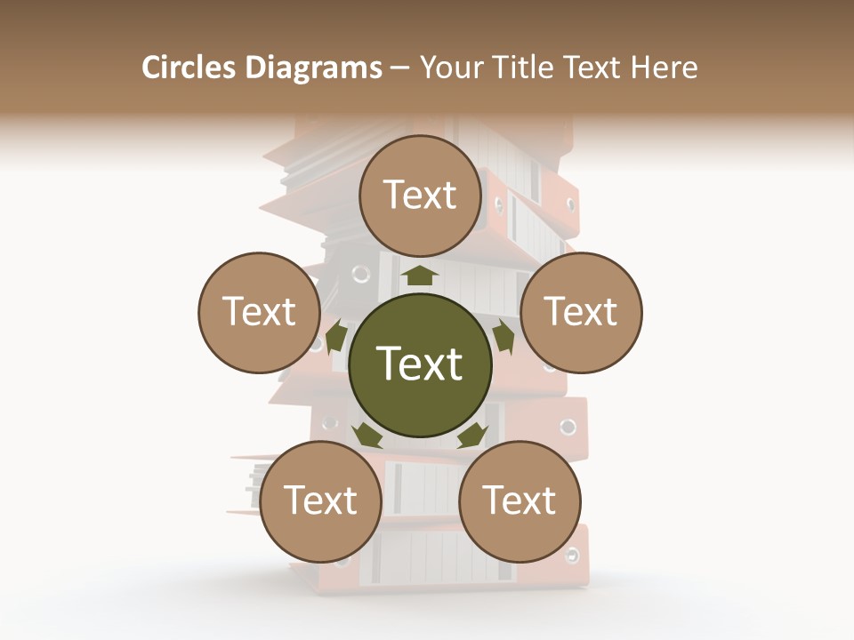 Report Organize Stationary PowerPoint Template