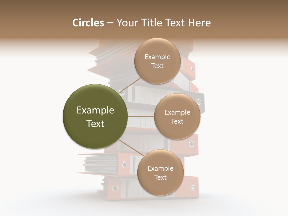 Report Organize Stationary PowerPoint Template