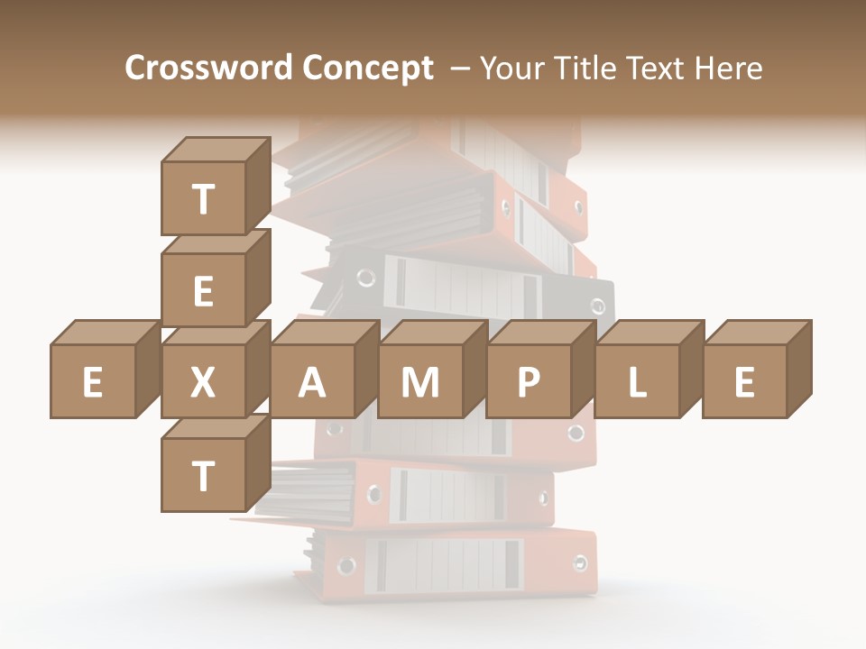 Report Organize Stationary PowerPoint Template