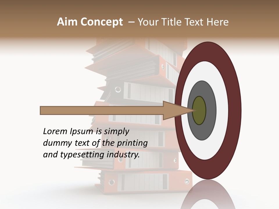 Report Organize Stationary PowerPoint Template