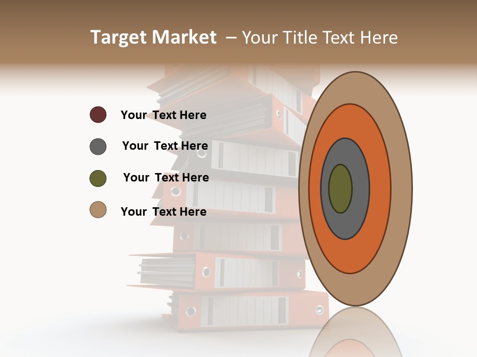 Report Organize Stationary PowerPoint Template