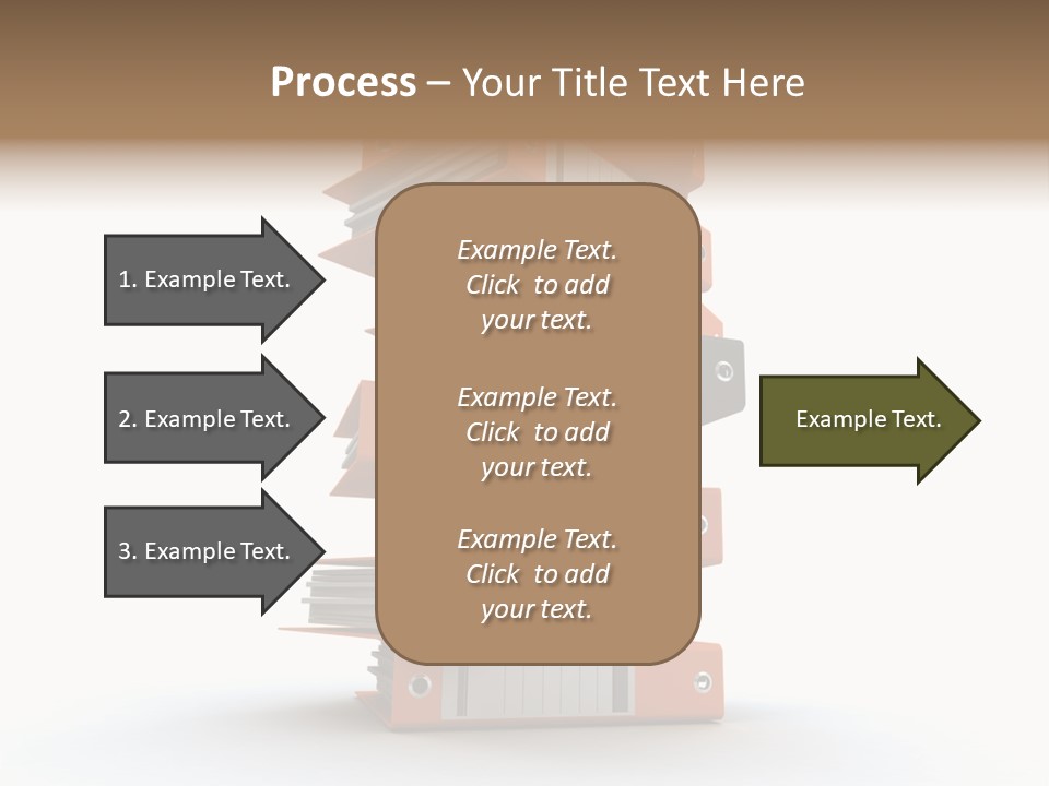 Report Organize Stationary PowerPoint Template
