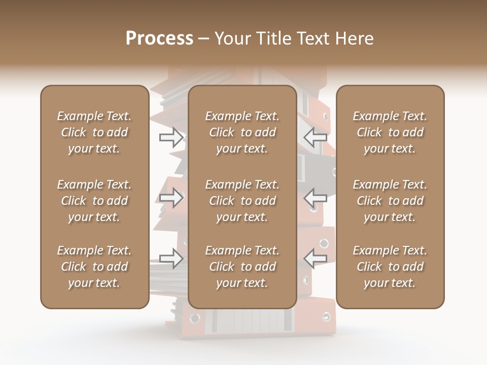 Report Organize Stationary PowerPoint Template
