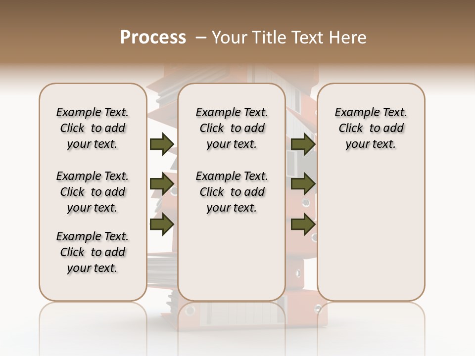 Report Organize Stationary PowerPoint Template