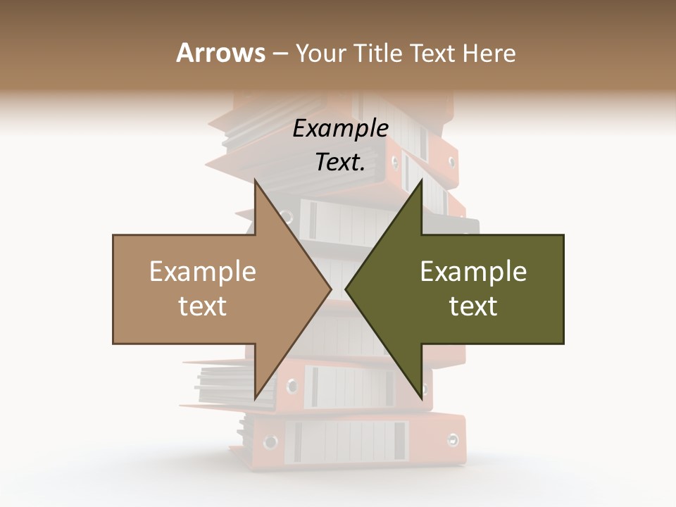 Report Organize Stationary PowerPoint Template