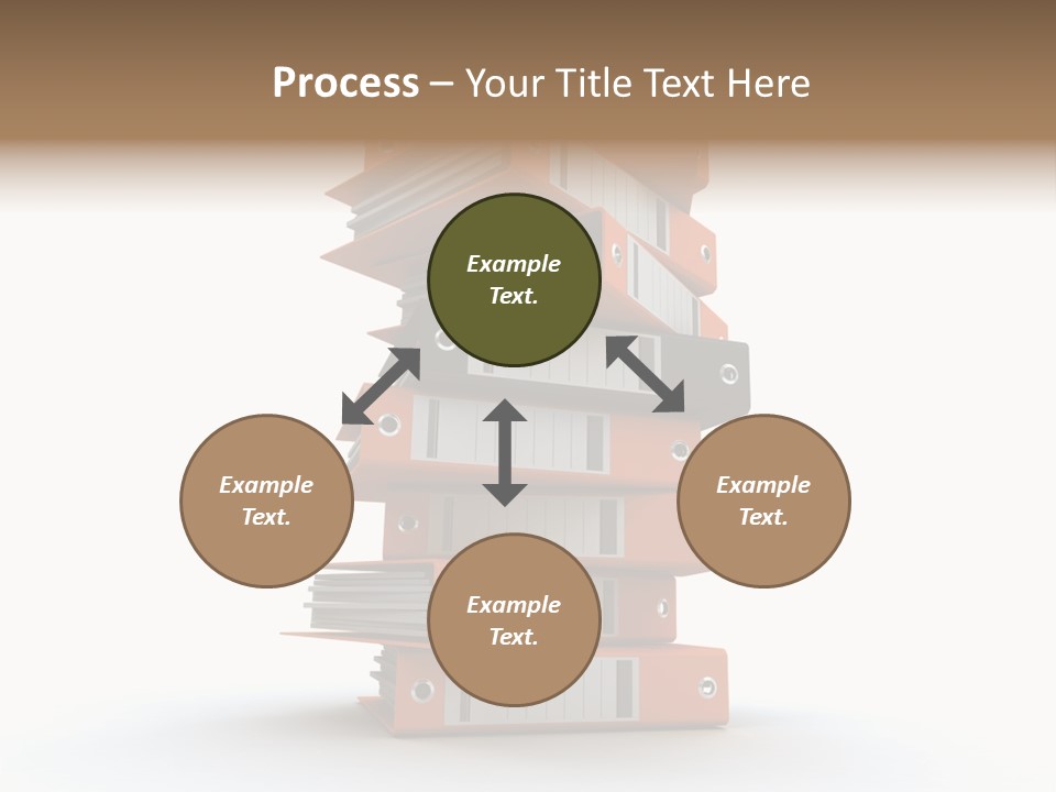 Report Organize Stationary PowerPoint Template