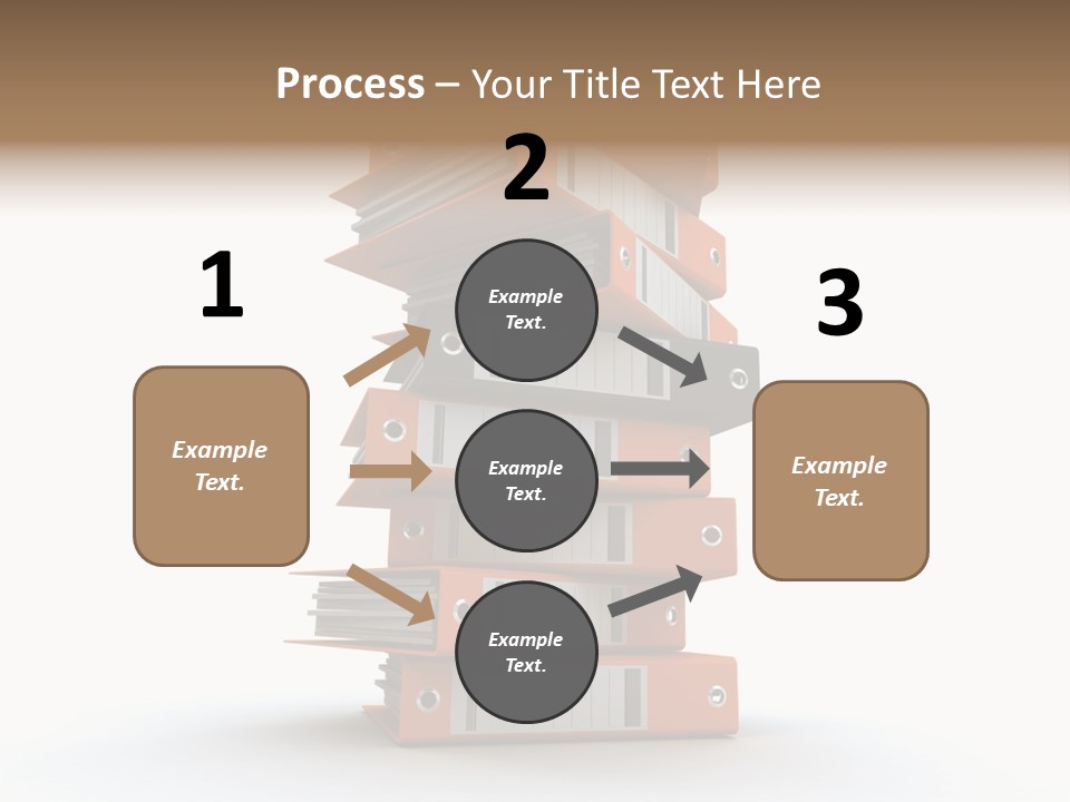 Report Organize Stationary PowerPoint Template