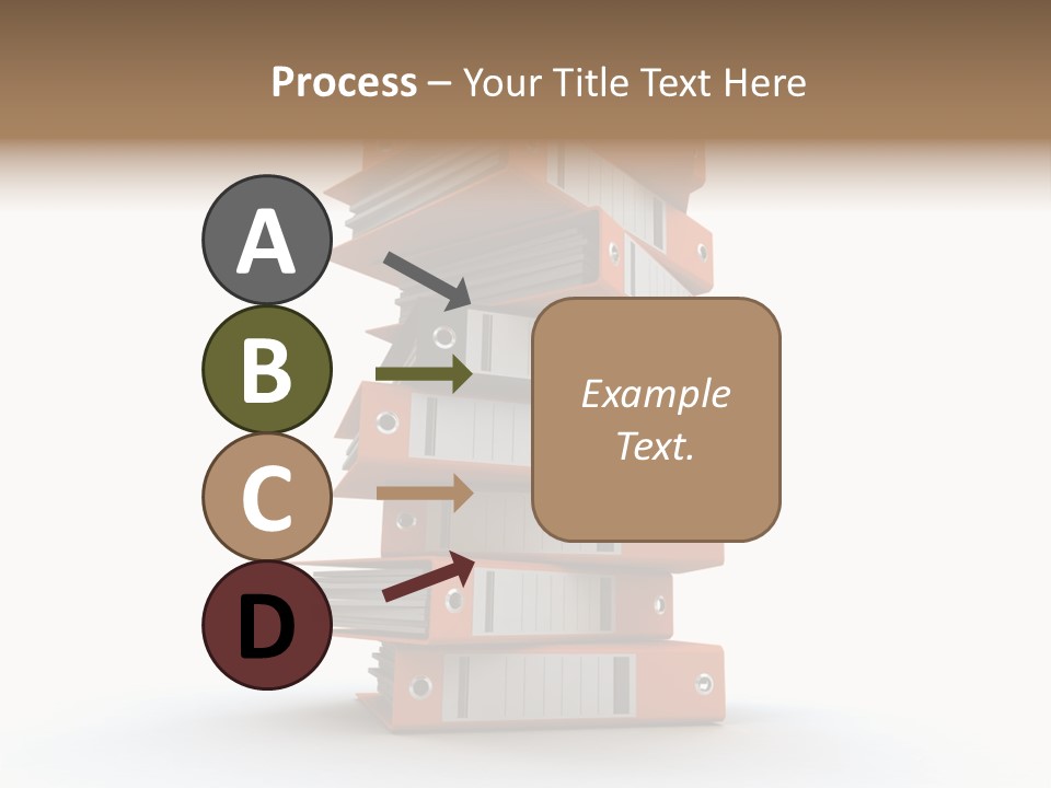 Report Organize Stationary PowerPoint Template