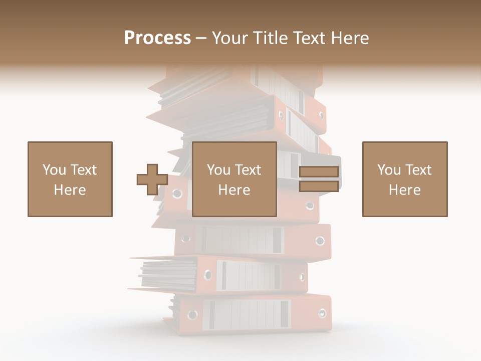 Report Organize Stationary PowerPoint Template