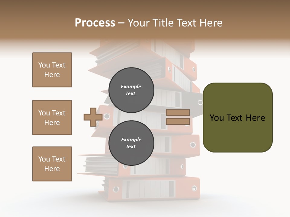 Report Organize Stationary PowerPoint Template