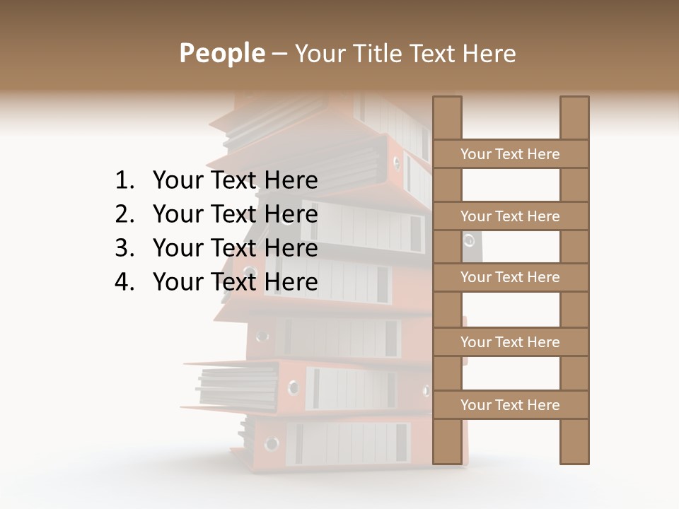 Report Organize Stationary PowerPoint Template