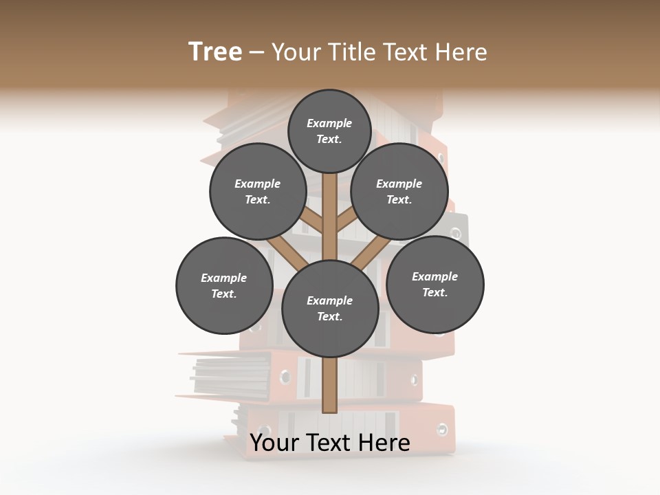 Report Organize Stationary PowerPoint Template