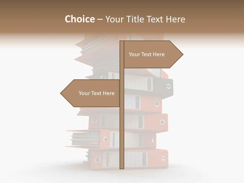 Report Organize Stationary PowerPoint Template