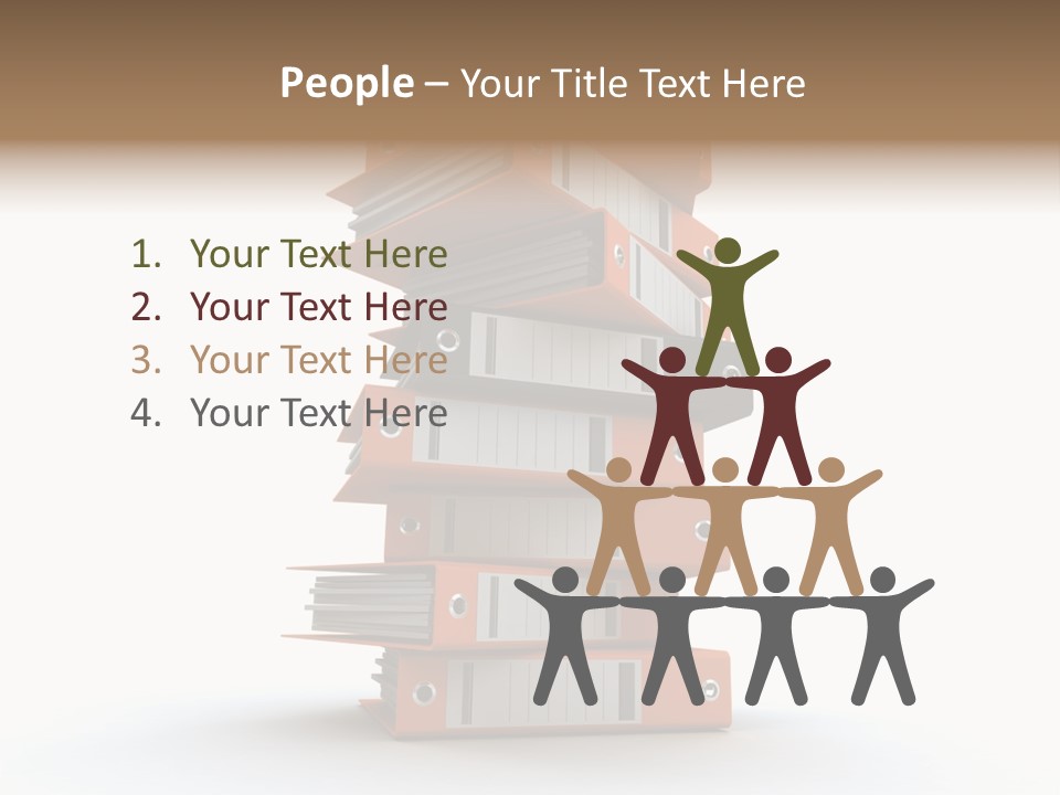 Report Organize Stationary PowerPoint Template