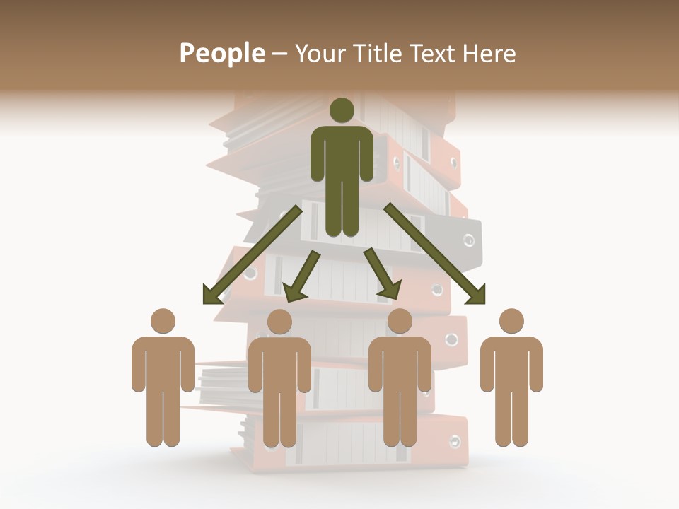 Report Organize Stationary PowerPoint Template