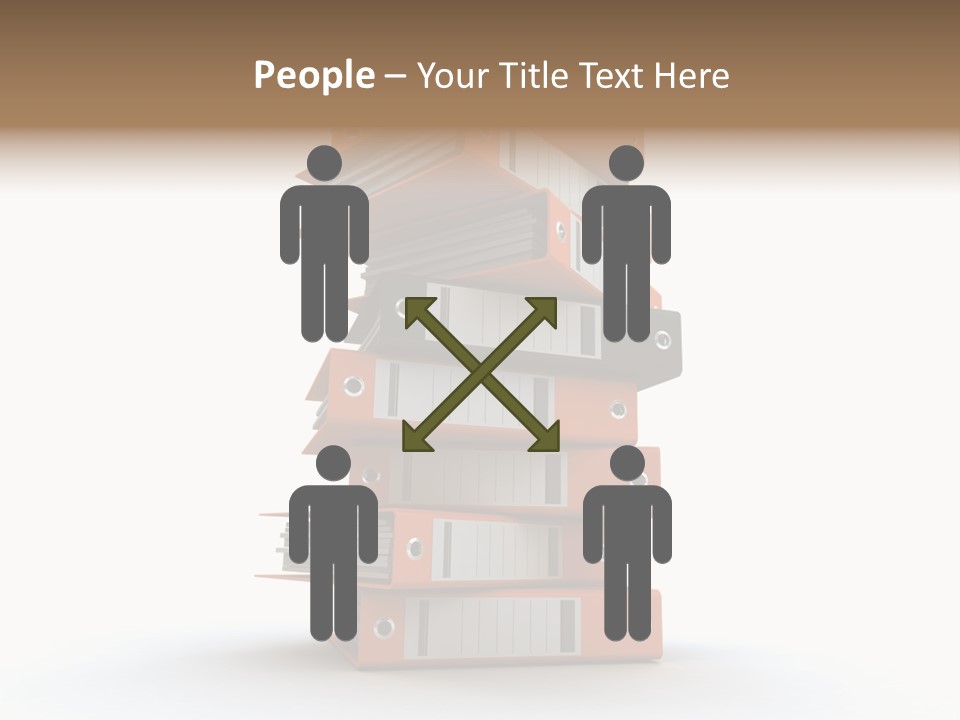 Report Organize Stationary PowerPoint Template