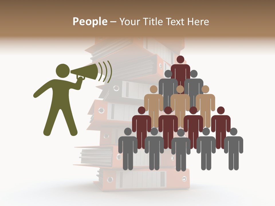 Report Organize Stationary PowerPoint Template