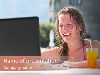 Sky Computer Business PowerPoint Template