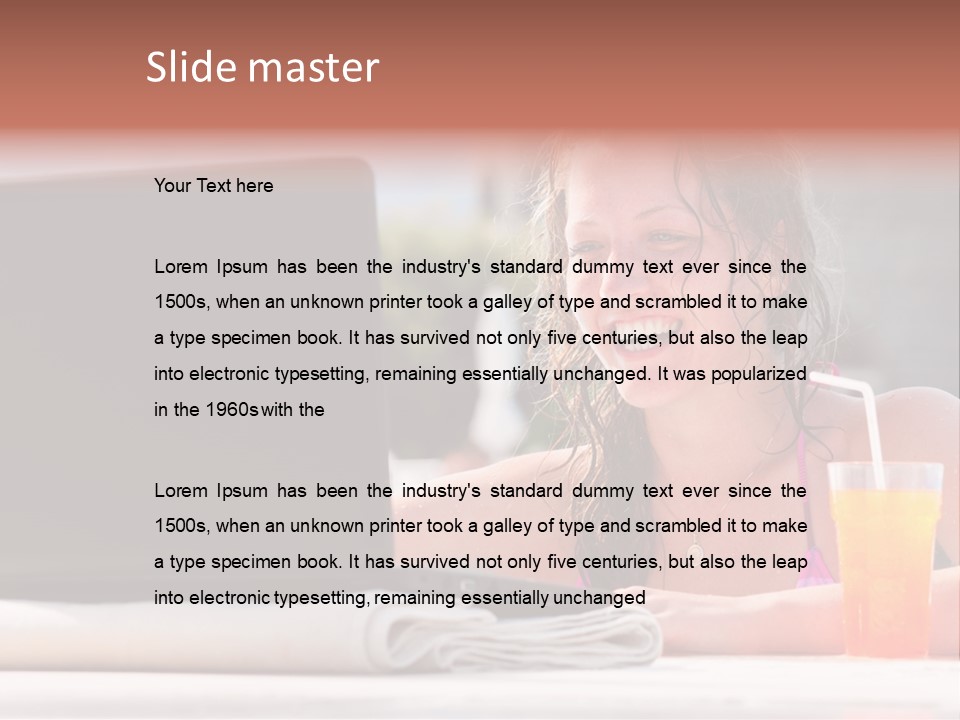 Sky Computer Business PowerPoint Template