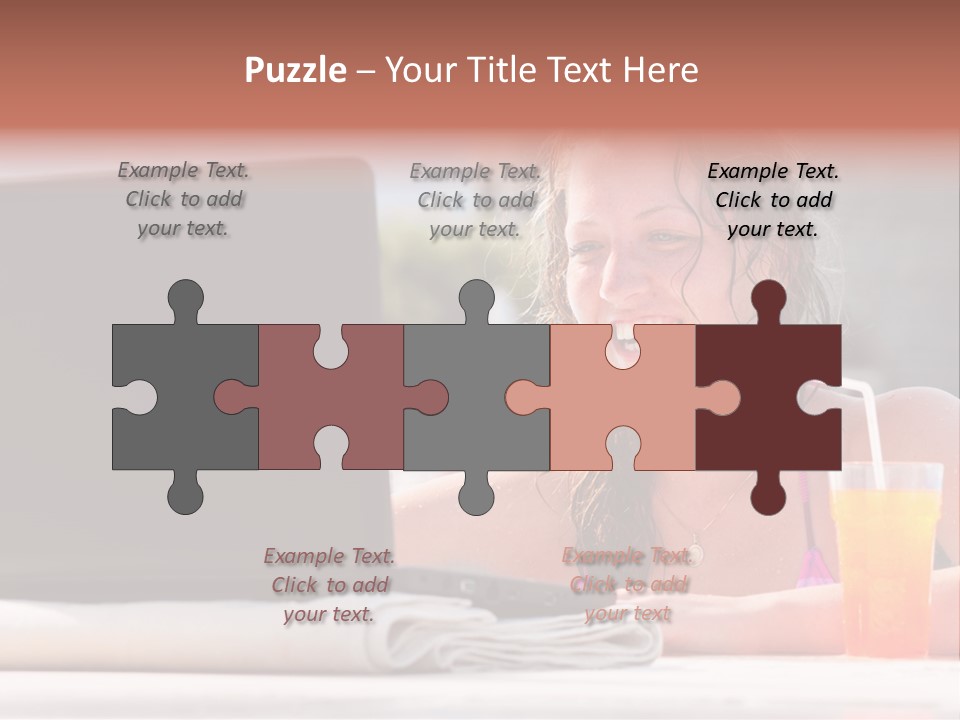 Sky Computer Business PowerPoint Template