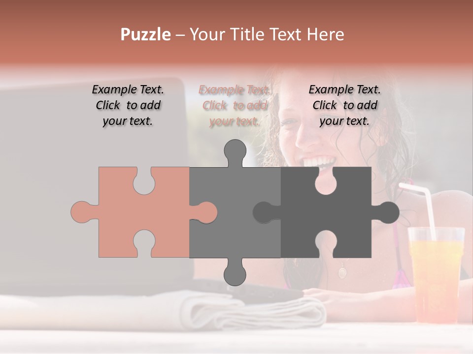 Sky Computer Business PowerPoint Template