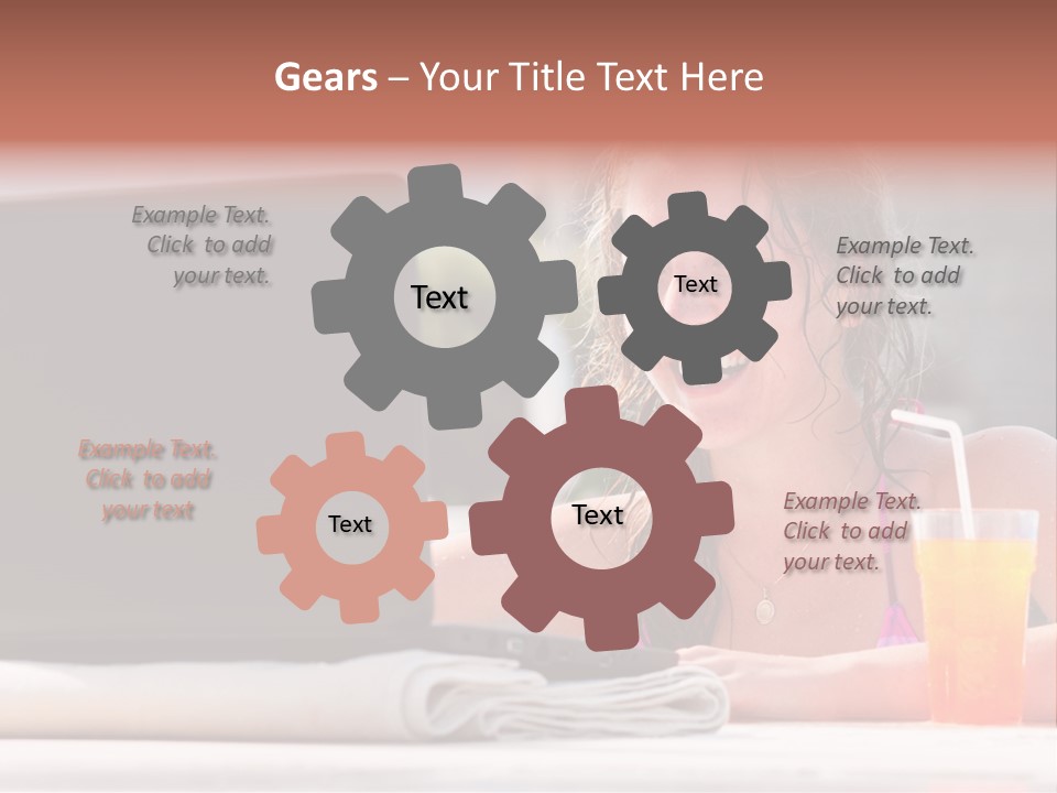 Sky Computer Business PowerPoint Template