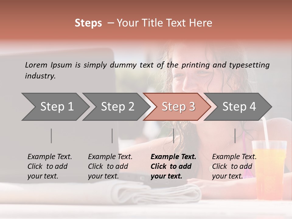 Sky Computer Business PowerPoint Template