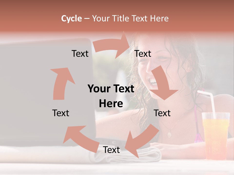 Sky Computer Business PowerPoint Template