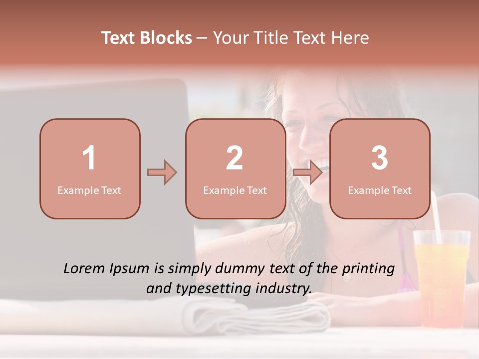 Sky Computer Business PowerPoint Template