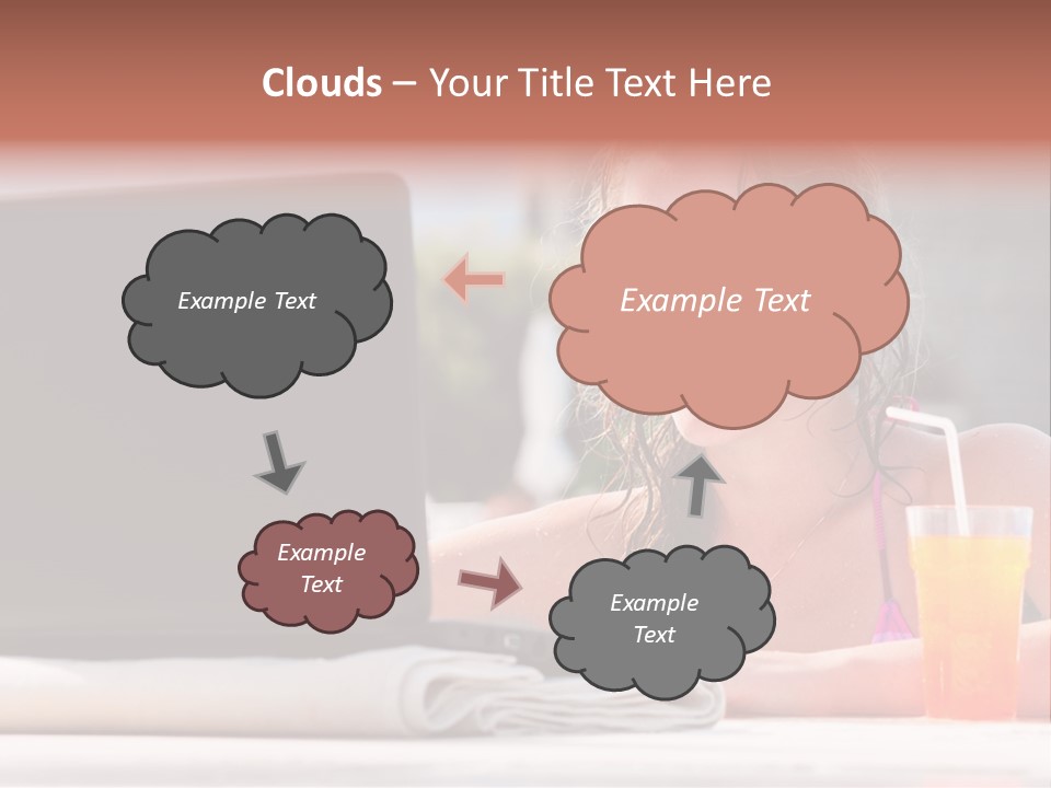 Sky Computer Business PowerPoint Template