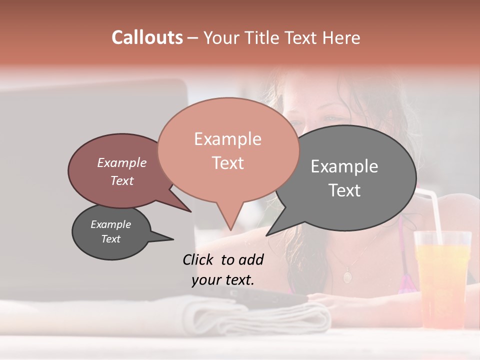 Sky Computer Business PowerPoint Template
