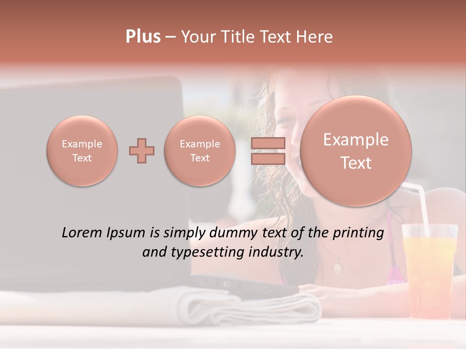 Sky Computer Business PowerPoint Template