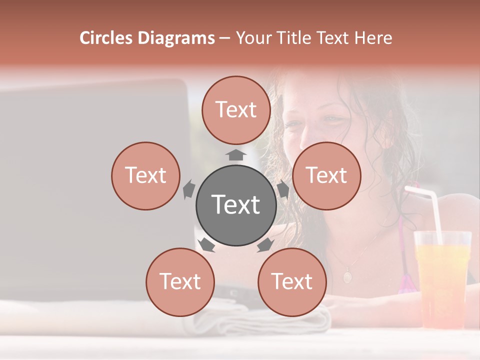 Sky Computer Business PowerPoint Template